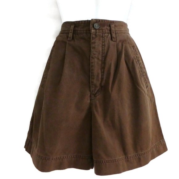 Vintage Pants - Vintage Shorts Ultra High Waist Pleated Wide Leg 2